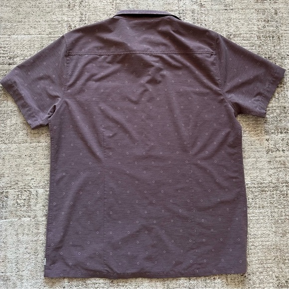 Vuori Men's Casual Button Down Shirt - Dark Brown - Picture 2 of 8